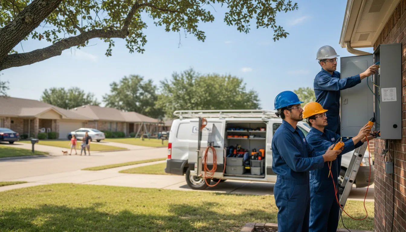Certified electrician providing emergency electrical services in Vauxhall, NJ